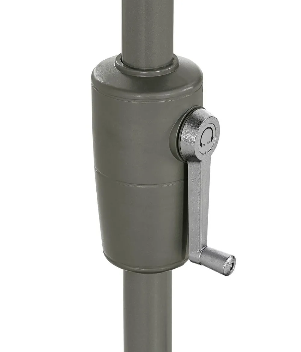 Dehner Balkonmöbel Aluminium|Sonnenschirme - Balkonschirm Chios, rechteckig, ca. B210/T130 cm Creme