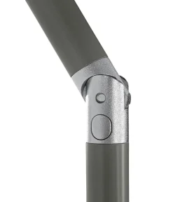 Dehner Balkonmöbel Aluminium|Sonnenschirme - Balkonschirm Chios, rechteckig, ca. B210/T130 cm Dunkelrot
