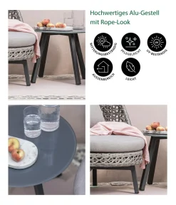 Dehner Balkonmöbel-Sets|Balkonmöbel-Sets - Balkonset Nizza, 3-teilig