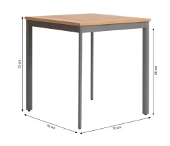 Dehner Balkontisch Colmar ca. B70/H75/T70 cm Sale