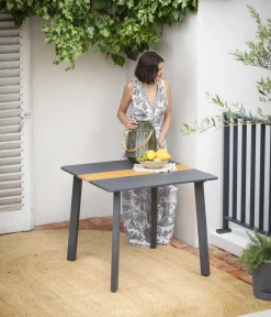 Dehner Balkontische|Balkontische > Balkontisch Montpellier, ca. B90/H74/T90 cm
