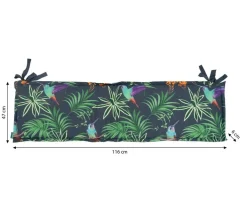 Dehner Bankauflage Sicilia 2-Sitzer, ca. B116/H6/T47 cm Sale