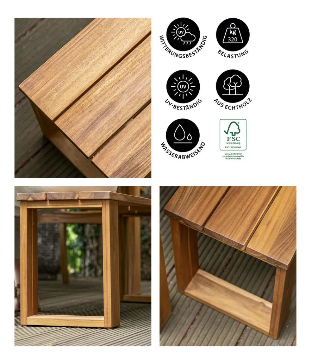 Dehner 2-Sitzer Gartenbänke|Esstisch-Gruppen > Bank Macao, 2-Sitzer
