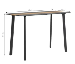 Dehner Bistro- & Bartische > Bartisch Montpellier, ca. B160/H104/T66,5 cm