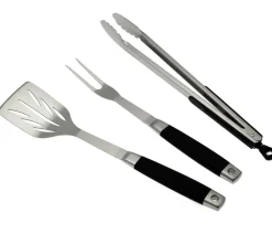 Dehner BBQ Edelstahl-Grillbesteck, 3-teilig Clearance