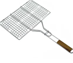 Dehner Grillzubehör > BBQ Edelstahl-Hamburgergriller, ca. B55,5/T35 cm