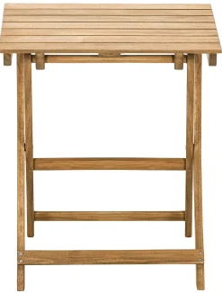 Dehner Beistelltisch Macao, ca. B50/H60/T36 cm Hellbraun Outlet