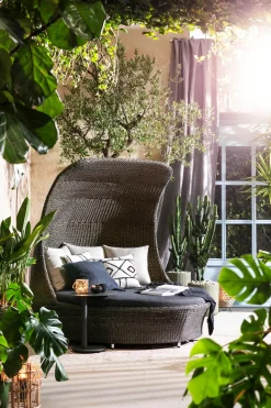 Dehner Balkonmöbel Aluminium|Gartentische Aluminium > Beistelltisch Mika, ca. Ø50/H50 cm