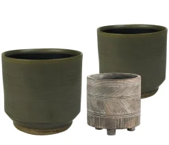 Dehner Übertopf-Set Tropical Maze, 3-teilig Discount
