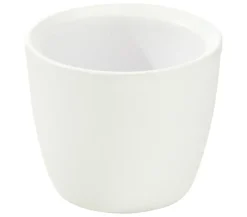 Dehner Blumentöpfe & Übertöpfe - Übertopf Smoky, rund, ca. Ø7,5 cm Weiß