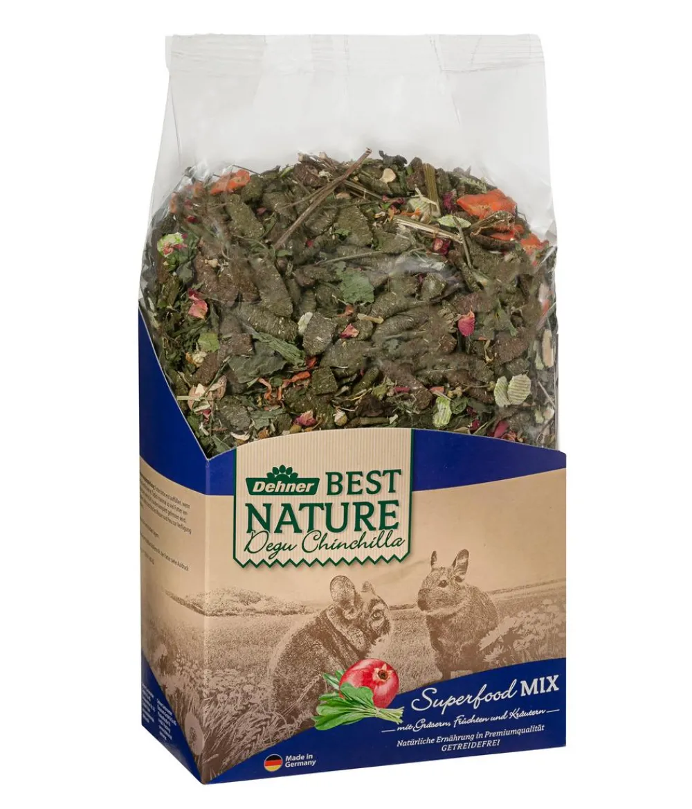 Dehner Best Nature Kleintierfutter - Degu-/Chinchillafutter Superfood Mix