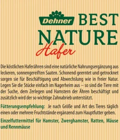 Dehner Best Nature Nahrungsergänzung Kleintiere > Hafer, 75 g