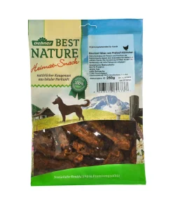 Dehner Best Nature Hundeleckerlies - Hundesnack Gourmet Hälse vom Freilauf-Hähnchen