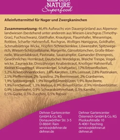 Dehner Best Nature Kleintierfutter > Kleintierfutter Superfood Block