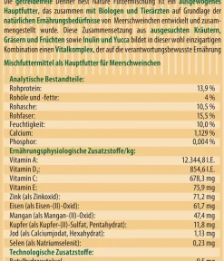 Dehner Best Nature Kleintierfutter > Meerschweinchenfutter, 2 kg