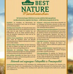 Dehner Best Nature Meerschweinchenfutter Pellets, 3 kg New