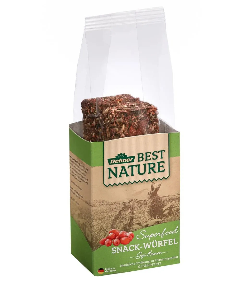 Dehner Best Nature Nagersnacks > Nagersnack-Würfel Superfood Goji-Beeren