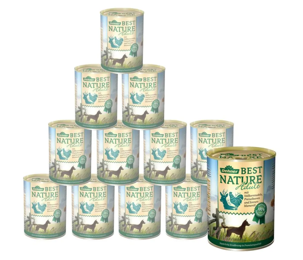 Dehner Best Nature Nassfutter für Hunde Adult Hot