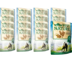Dehner Best Nature Nassfutter für Katzen Adult, 16 x 85 g