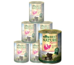 Dehner Best Nature Nassfutter für Katzen Kitten, /400 g