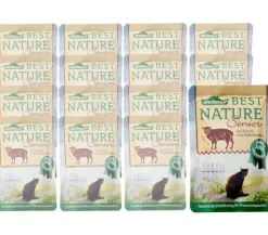 Dehner Best Nature Nassfutter Katze - Nassfutter für Katzen Senior, 16 x 85 g
