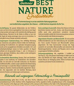 Dehner Best Nature Vogelfutter & Snacks - Vogelfutter für Großsittiche, 2,5 kg