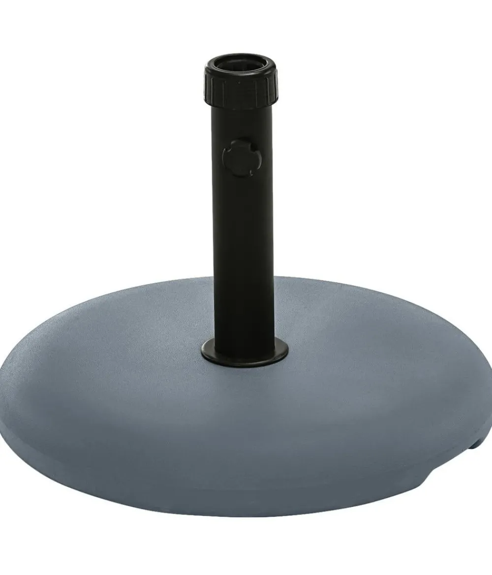 Dehner Schirmständer - Betonschirmständer, 25 kg Schwarz