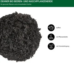 Dehner Bio Spezialerde - Beeren und Naschpflanzenerde, 54 x 20 Liter
