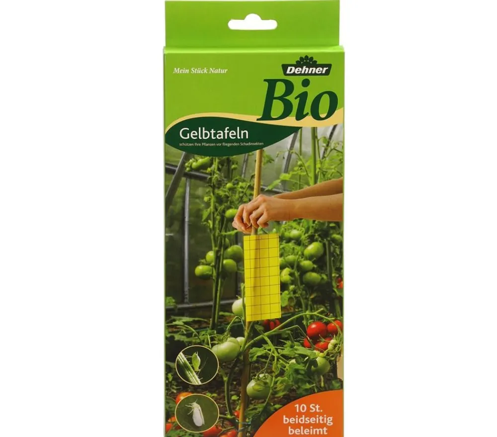 Dehner Bio Schädlingsbekämpfungsmittel|Insektenschutz & Fallen - Gelbtafeln, 10er-Set