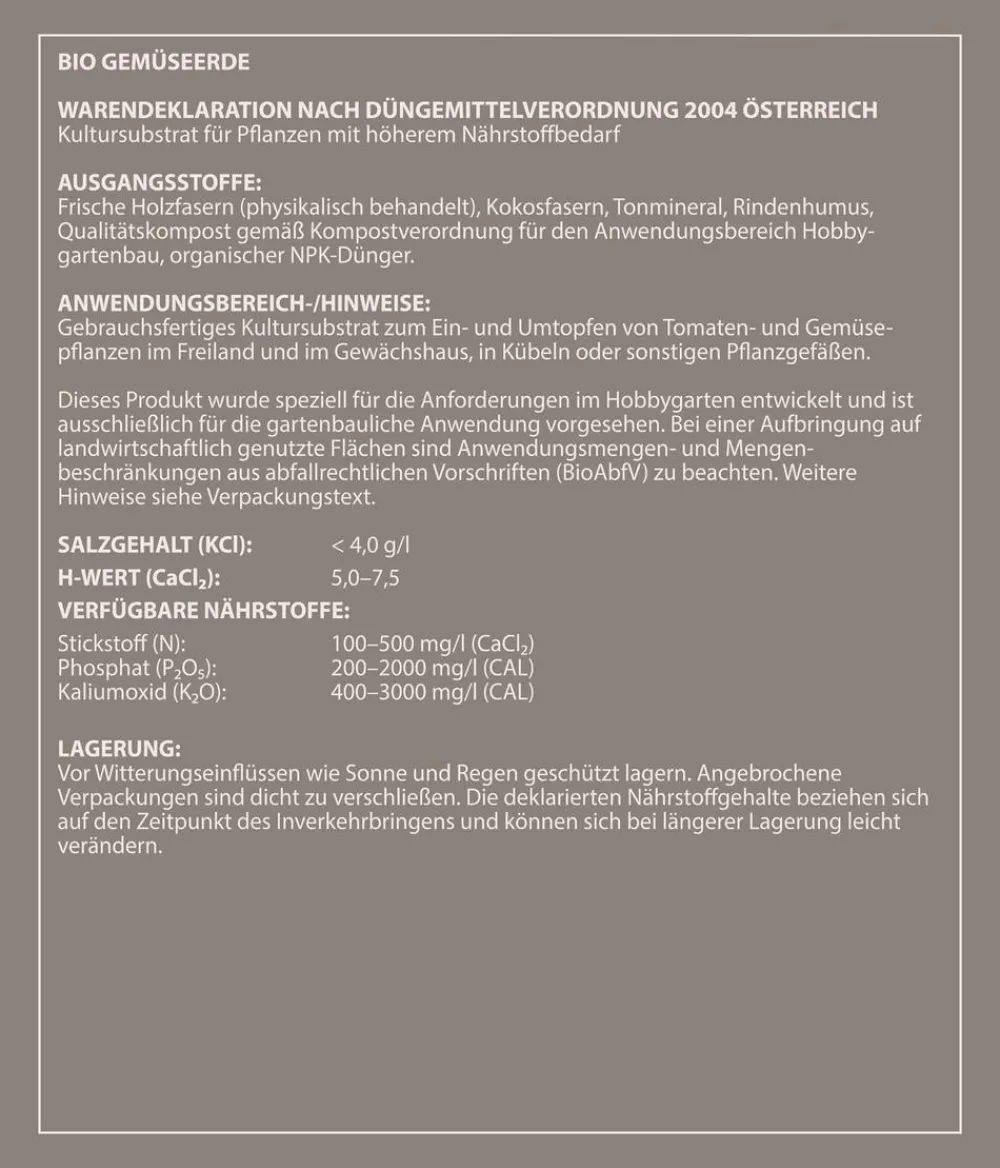 Dehner Bio Spezialerde > Gemüseerde, 48 x 40 Liter