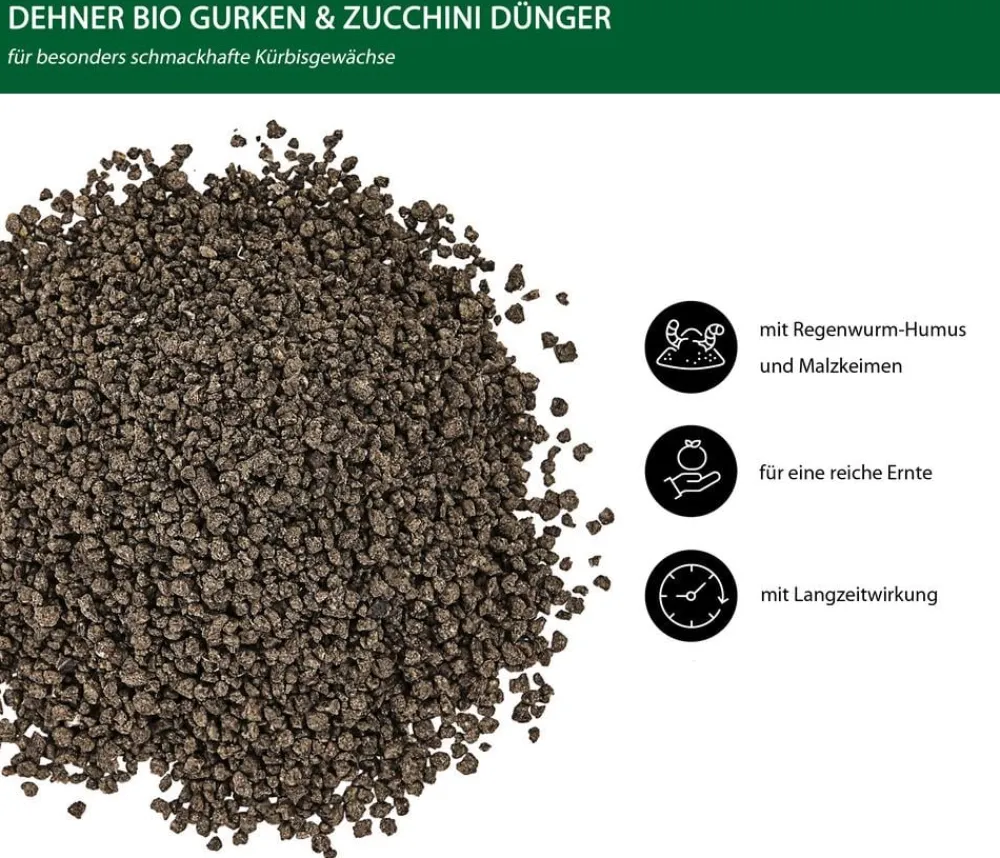 Dehner Bio Obst- & Gemüsedünger|Bio-Dünger > Gurken- und Zucchini-Dünger, 750 g