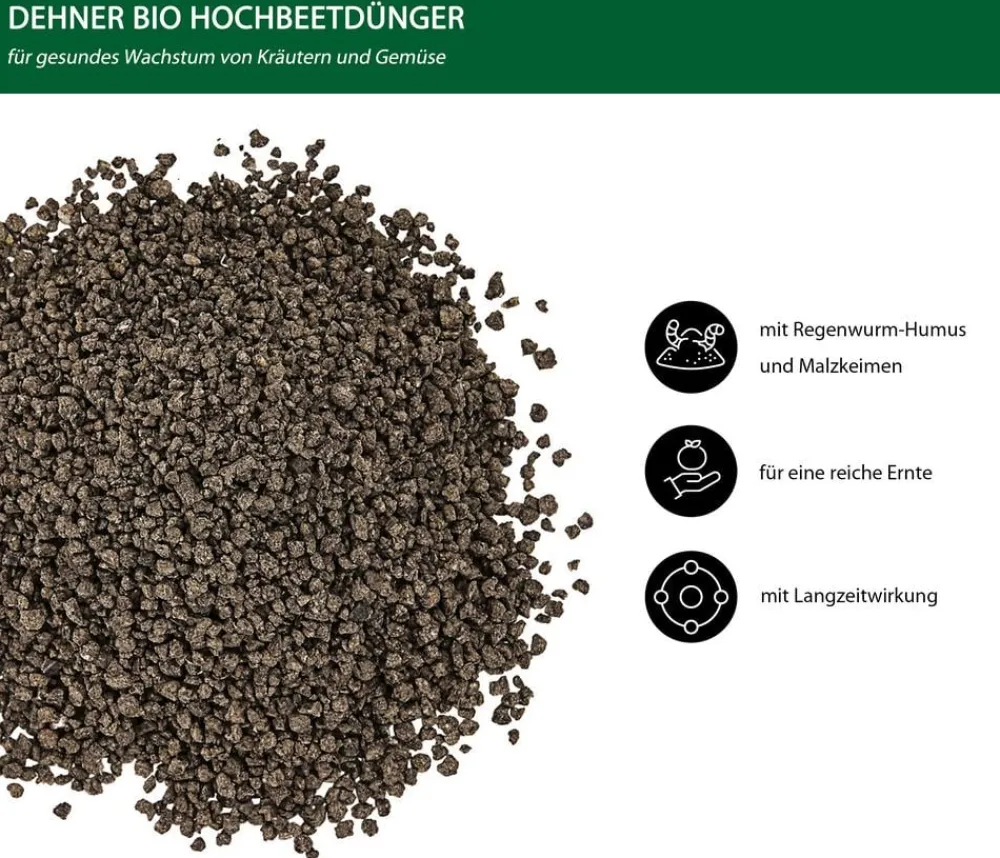 Dehner Bio Universaldünger|Blumendünger - Hochbeet-Dünger, 1,5 kg