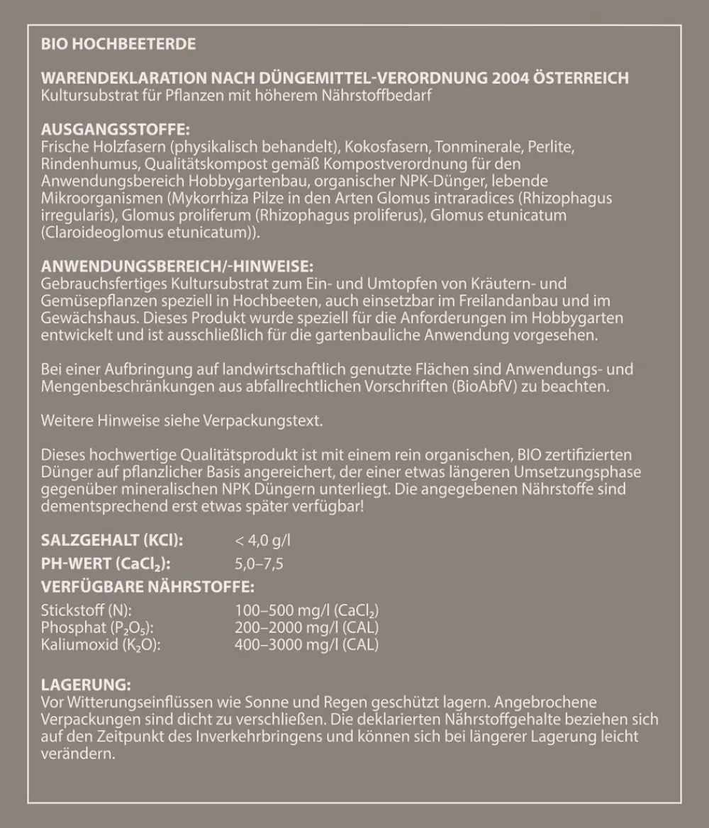 Dehner Bio Blumenerde|Spezialerde - Hochbeet-Erde, 40 l