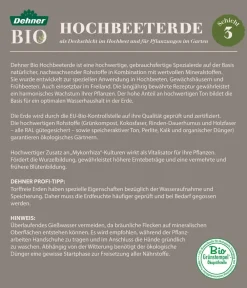 Dehner Bio Blumenerde|Spezialerde - Hochbeet-Erde, 40 l