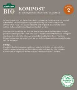 Dehner Bio Spezialerde - Hochbeet-Kompost, 48 x 40 Liter