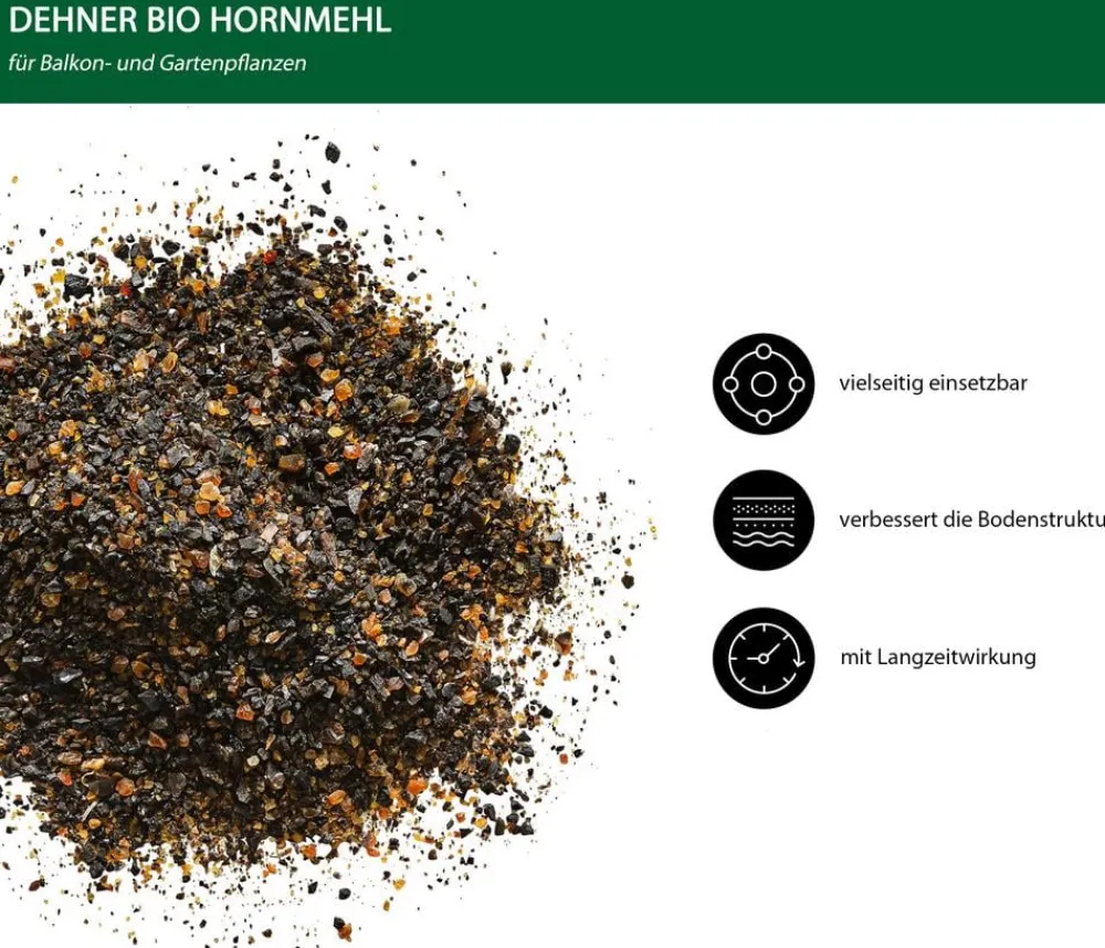 Dehner Bio Spezialdünger|Bio-Dünger > Hornmehl