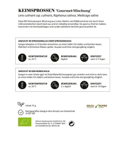 Dehner Bio Gemüsesamen > -Keimsprossen 'Gourmet-Mischung'
