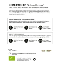 Dehner Bio Gemüsesamen > -Keimsprossen 'Wellness-Mischung'