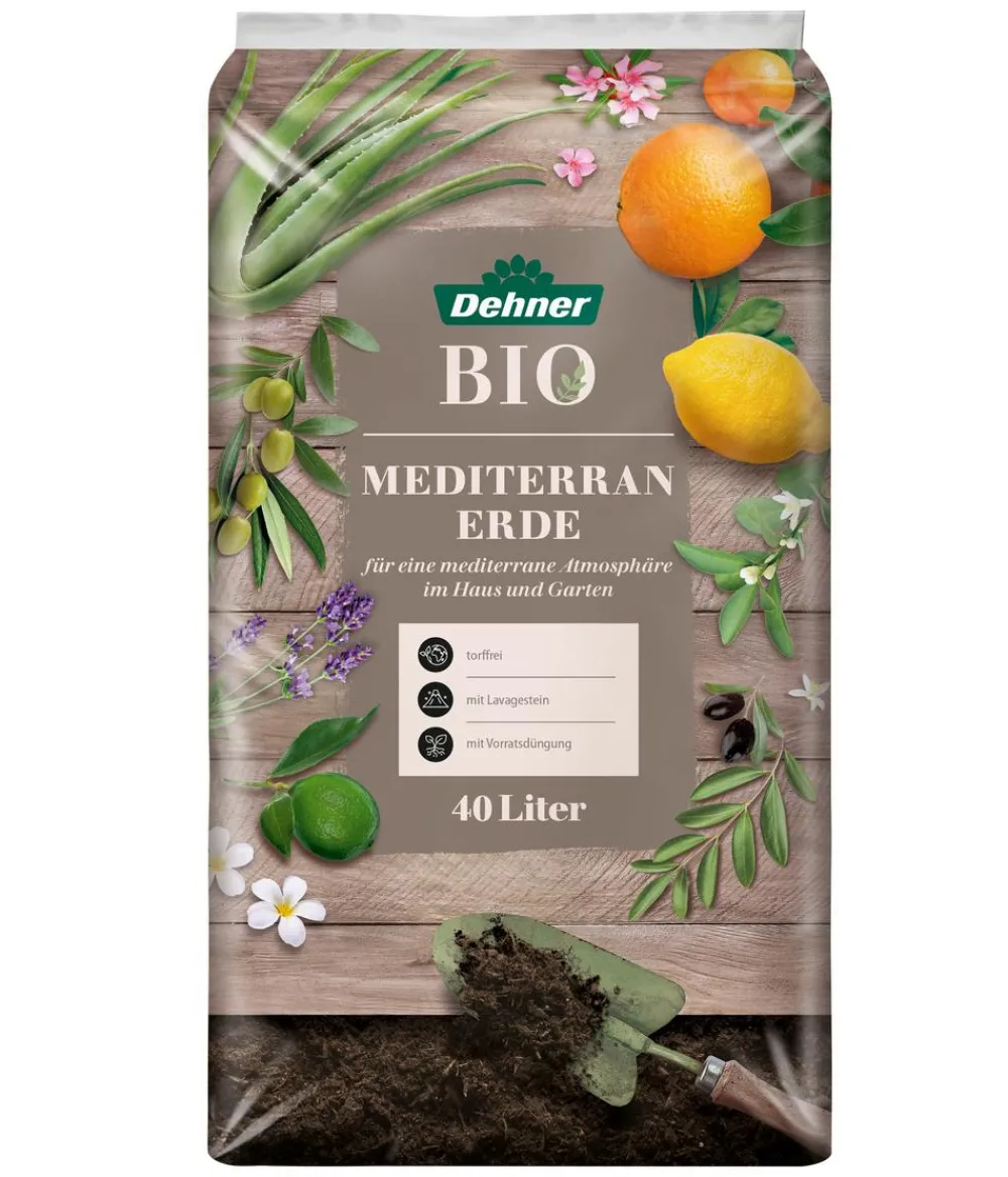 Dehner Bio Spezialerde - Mediterranerde, 40 l