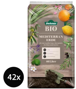 Dehner Bio Spezialerde - Mediterranerde, 42 x 40 Liter