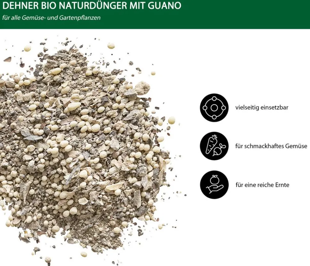 Dehner Bio Universaldünger|Bio-Dünger > Naturdünger mit Guano