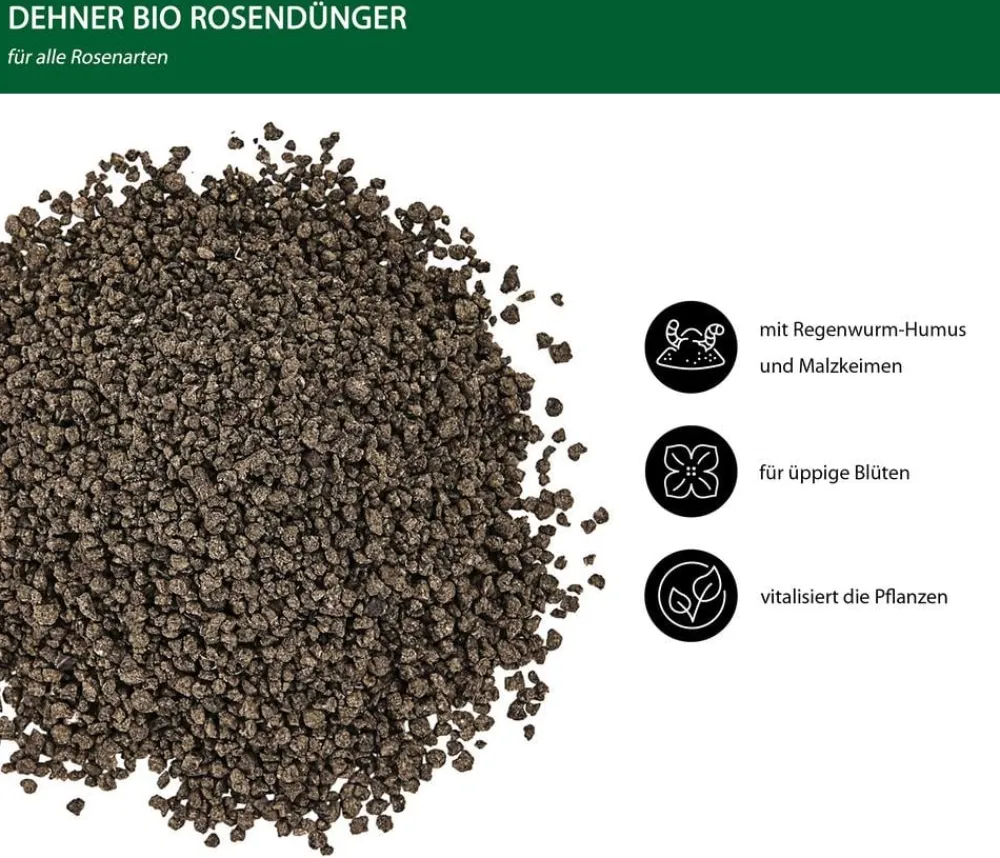 Dehner Bio Rosen-Dünger, 1,5 kg Sale