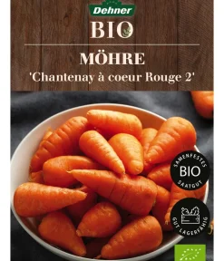 Dehner Bio Gemüsesamen > -Saatgut Möhre 'Chantenay à coeur Rouge 2'