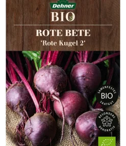 Dehner Bio Gemüsesamen - -Saatgut Rote Bete 'Rote Kugel 2'