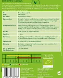 Dehner Bio -Samen Petersilie 'Grüne Perle' Online