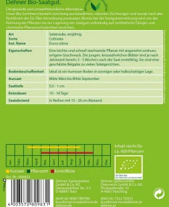Dehner Bio Gemüsesamen > -Samen Salatrauke 'Coltivata'