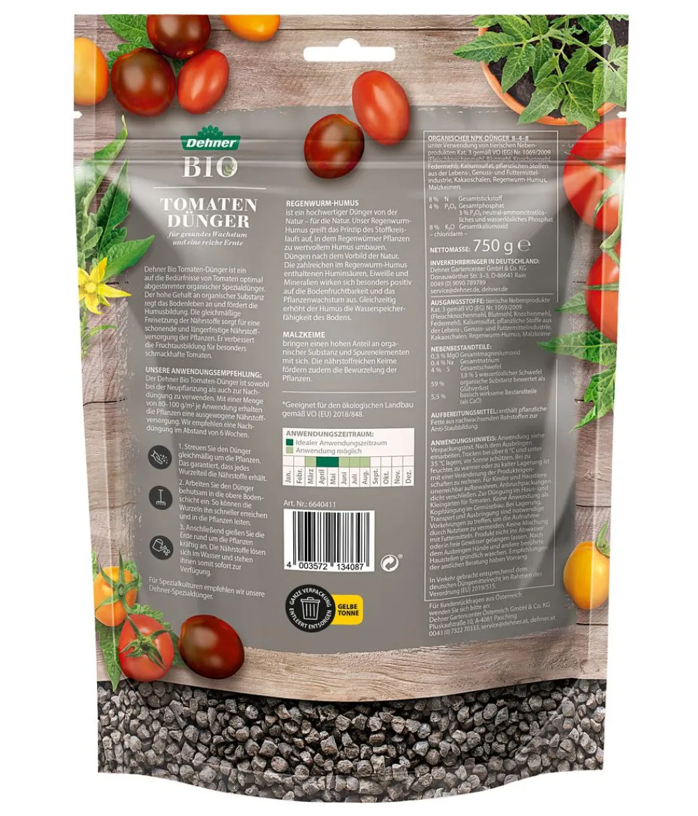 Dehner Bio Tomaten-Dünger New
