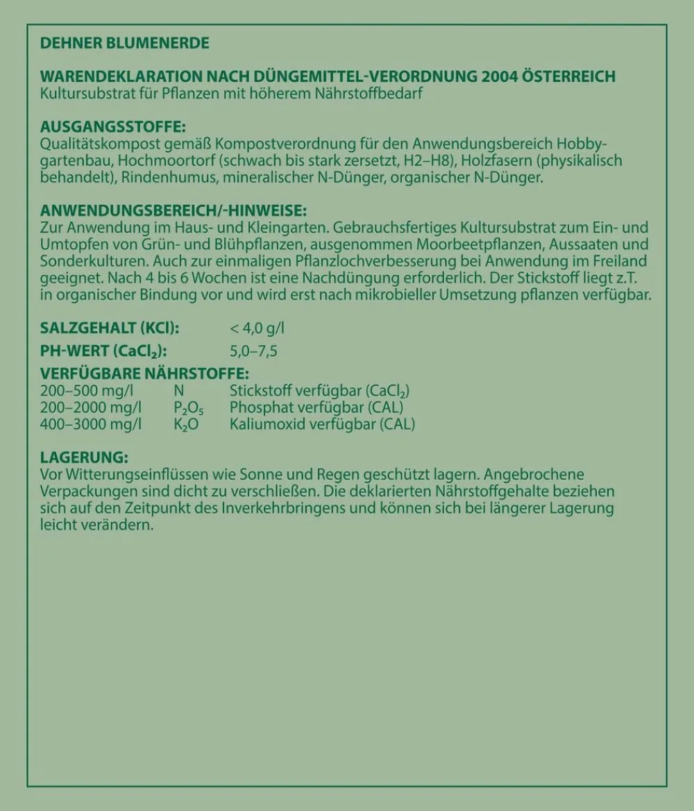 Dehner Blumenerde > Blumenerde
