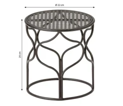 Dehner Blumenhocker Giulia, breit Dunkelbraun Sale