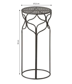 Dehner Blumenhocker Giulia, schmal Dunkelbraun Hot